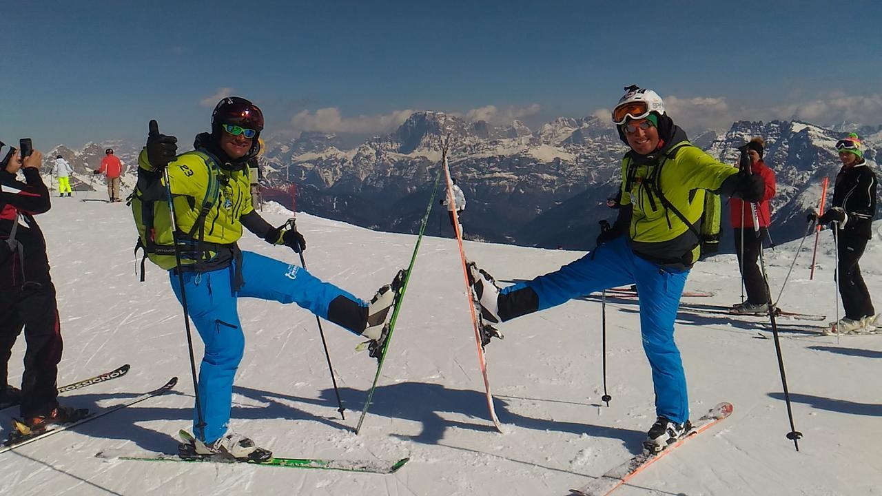 Alpen Hotel Corona Vigo di Fassa Buitenkant foto